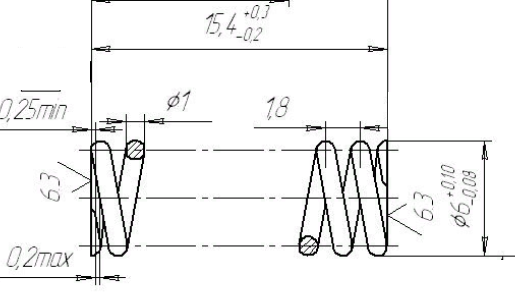 Пружина ГП1У-549 пружины сжатия гп1у-549 в интернет-магазине НМК